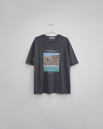 그리스 비치 티셔츠